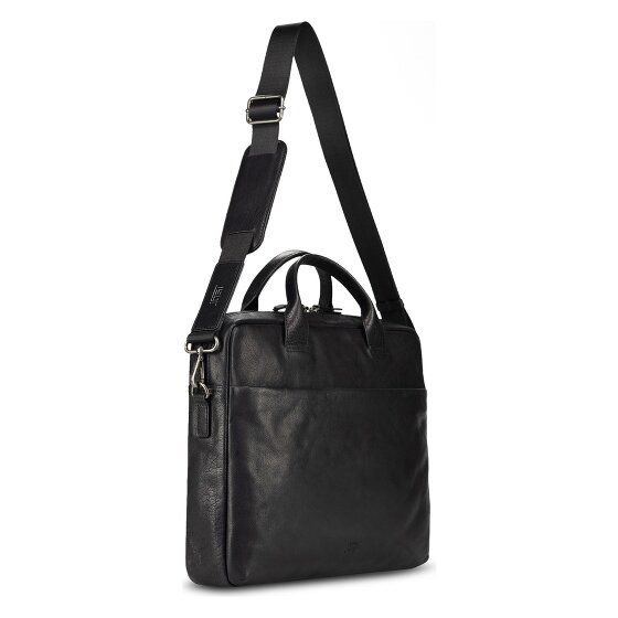 Jost Glasgow Attaché-case Cuir véritable 37 cm Compartiment ordinateur