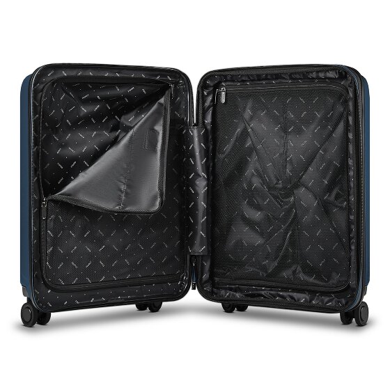 Redolz Essentials 14 4 roues Valise cabine S 55 cm Compartiment ordinateur avec soufflet d'extension
