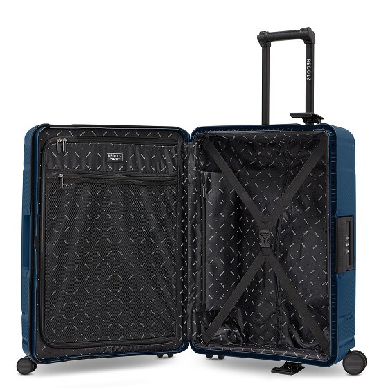 Redolz Essentials 15 Set de valises à 4 roulettes 3 pièces avec fermeture à trois points