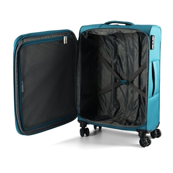 American Tourister Nitestream 4 roues Set de valises 3 pièces avec soufflet d'extension