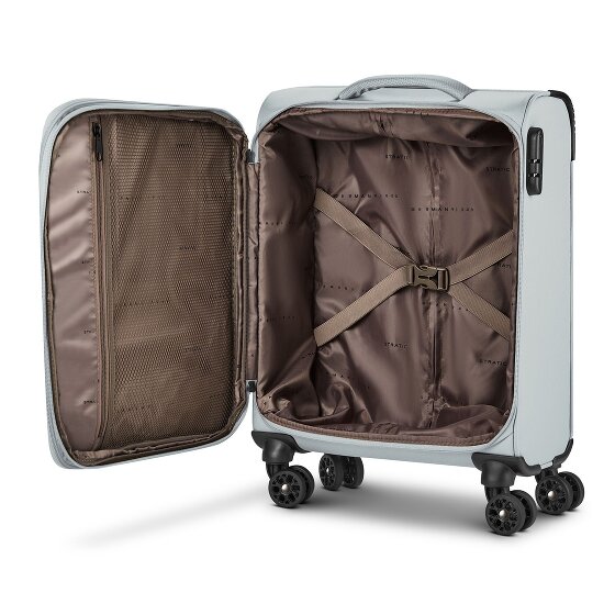 Stratic taska 4 roues Valise cabine S 55 cm avec soufflet d'extension