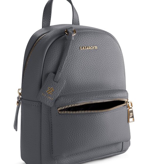 Lazarotti Bologna Leather Sac à dos de ville Cuir véritable 27 cm