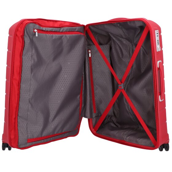 Samsonite Flux 4 roues Valise cabine 68 cm avec soufflet d'extension