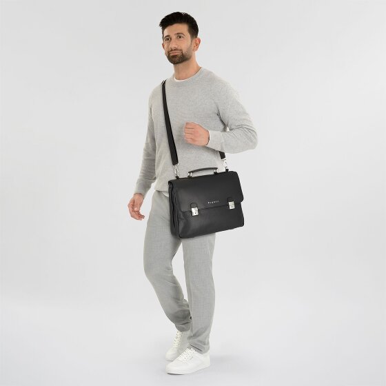 bugatti Valencia Porte-documents Messenger Cuir 40 cm Compartiment pour ordinateur portable