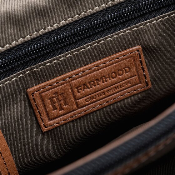 Farmhood Serviette Nashville XXL 3 compartiments cuir 39 cm