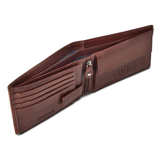 bugatti Valencia Porte-monnaie Protection RFID Cuir véritable 12 cm
