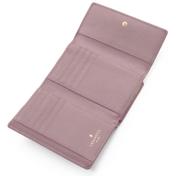 Lazarotti Porte-monnaie « Bologna » en cuir XL avec compartiment à fermeture éclair sur tout le pourtour, Cuir, 14 cm