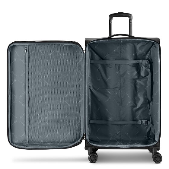 bugatti Valencia Soft 4 roues Valise cabine L 75 cm avec soufflet d'extension