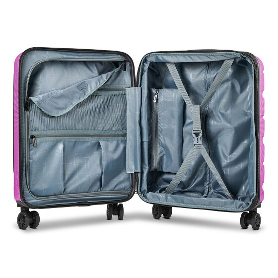 Franky Munich 4.0 4 roues Valise cabine 55 cm Compartiment ordinateur avec soufflet d'extension