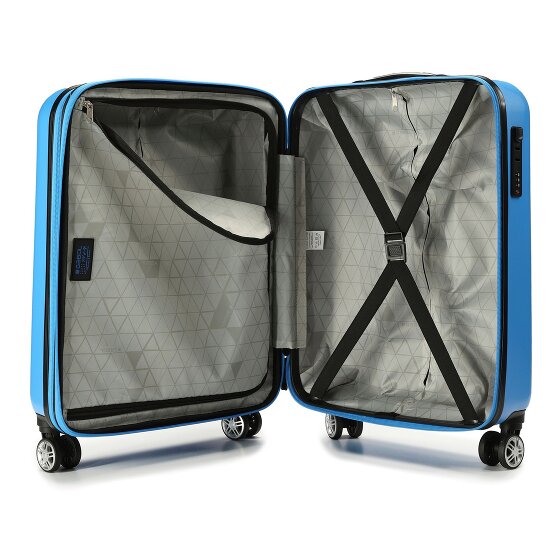 Gabol Future Plus 4 roulettes Trolley de cabine 55 cm avec soufflet d'extension