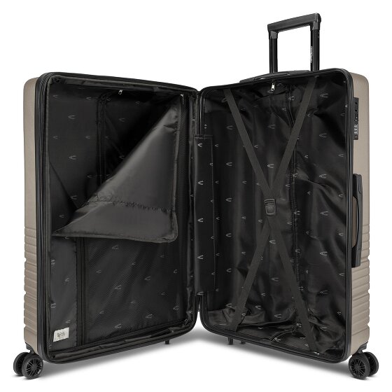 camel active Hanoi 4 roulettes Trolley L 78 cm avec soufflet d'extension