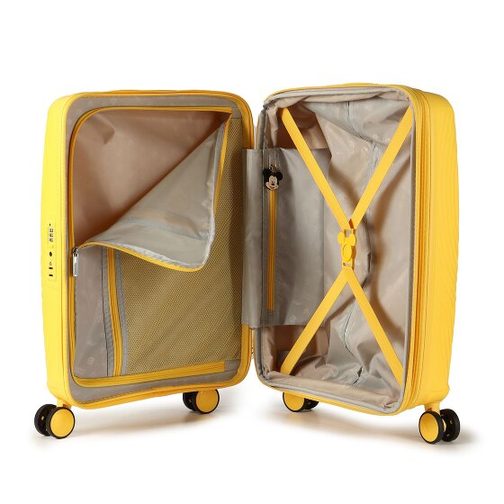 American Tourister Mickey Magic 4 roulettes Trolley de cabine 55 cm avec soufflet d'extension