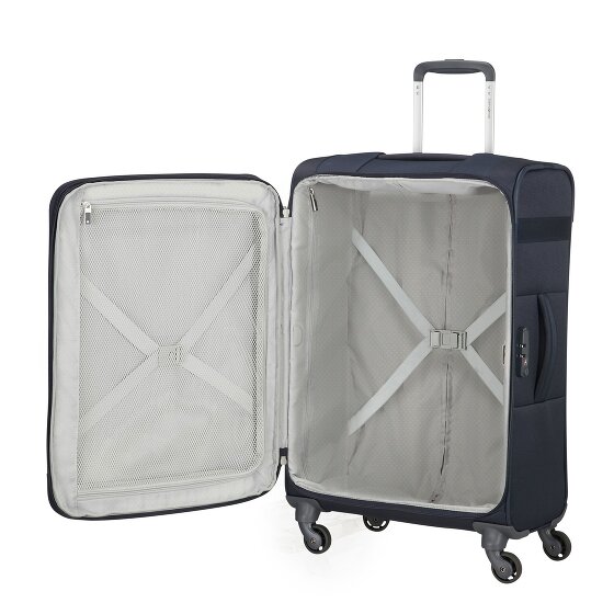 Samsonite Citybeat 4 roulettes Trolley 66 cm avec soufflet d'extension