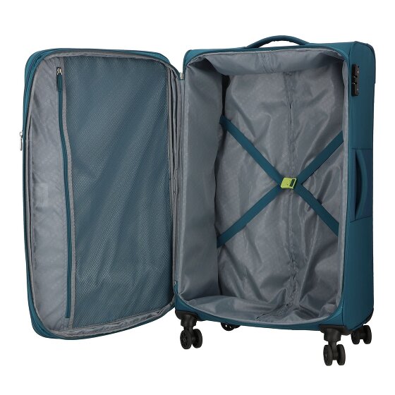 American Tourister Deep Dive 4 roulettes Trolley L 80 cm avec soufflet d'extension