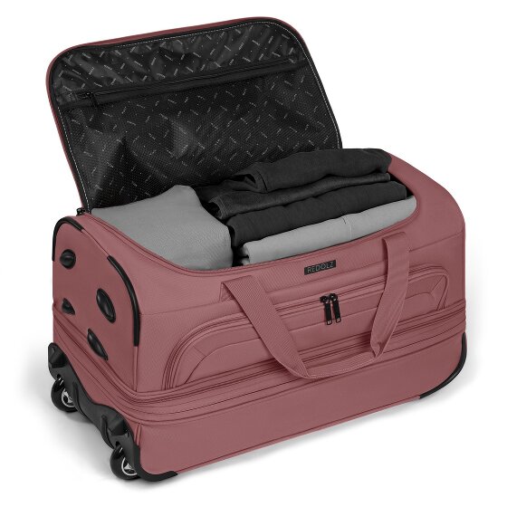Redolz Sac de voyage Duffle Essentials à 2 roulettes 55 cm M avec soufflet d'extension