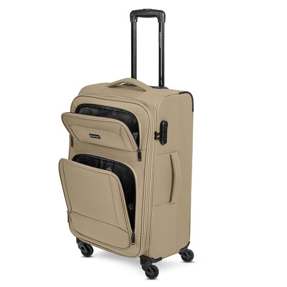Smartbox Edition 04 4 roues Valise cabine 67 cm avec soufflet d'extension