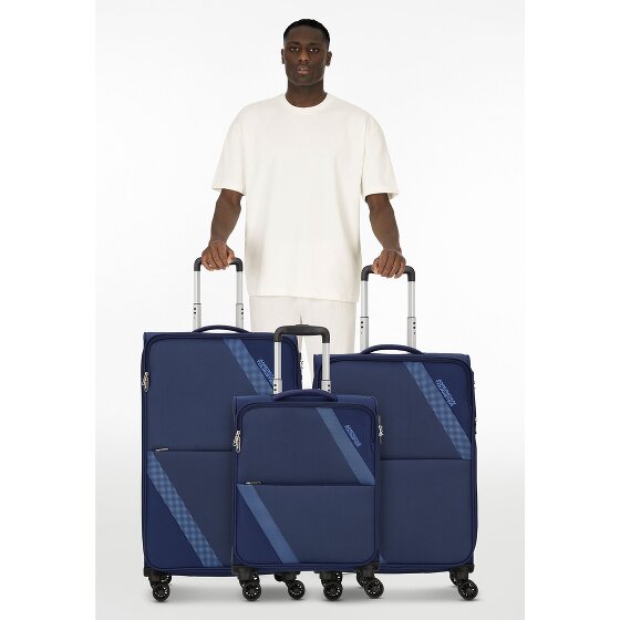 American Tourister Star Max 4 roulettes Set de valises 3 pièces avec soufflet d'extension