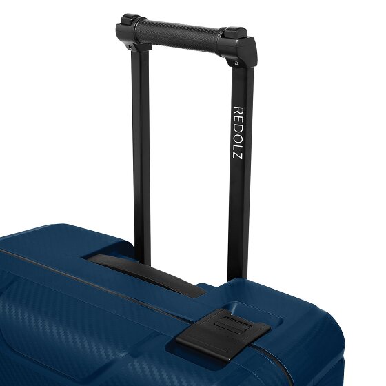 Redolz Essentials 15 : valise cabine à 4 roues de 55 cm avec fermeture à trois points