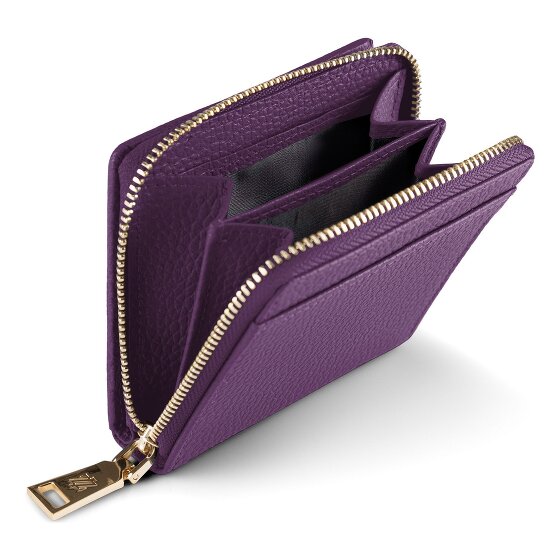 Lazarotti Bologna Leather Medium Porte-monnaie Zip-Around en cuir 10 cm
