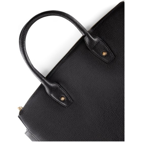 Lazarotti Bologna Leather XL Shopper Sac à main en cuir 40 cm
