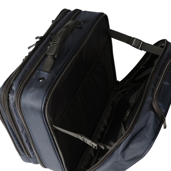 Dermata 2 roues Valise business 38 cm Compartiment ordinateur