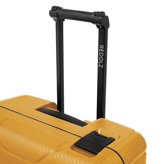 Redolz Essentials 15 : valise cabine à 4 roues de 55 cm avec fermeture à trois points