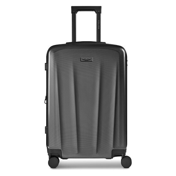 Police New York 4 roues Valise cabine M 62 cm avec soufflet d'extension