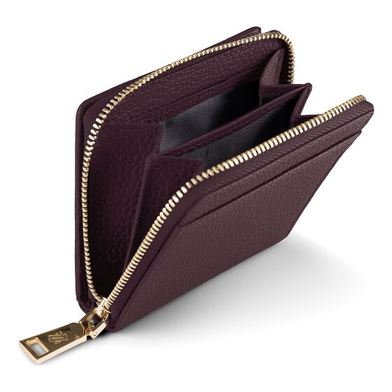 Lazarotti Bologna Leather Medium Porte-monnaie Zip-Around en cuir 10 cm