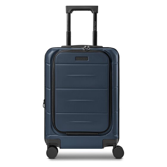 Police London 4 roues Valise cabine 55 cm Compartiment ordinateur avec soufflet d'extension