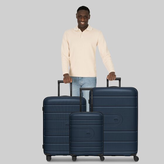 Redolz Essentials 11 4 roulettes Set de valises 3 pièces avec soufflet d'extension