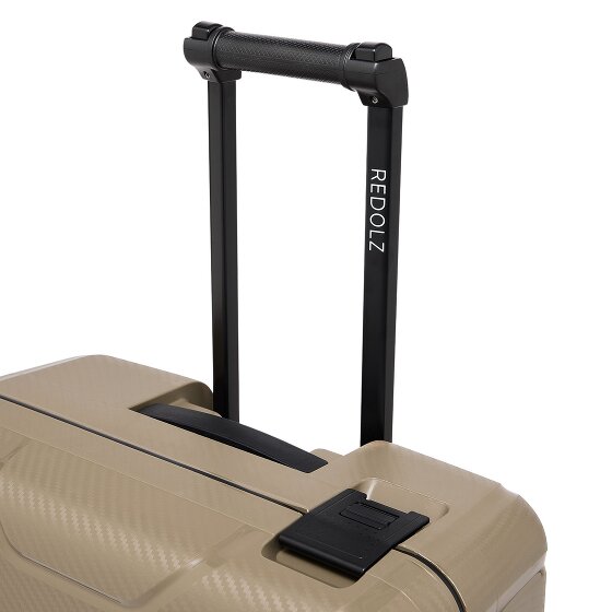 Redolz Essentials 15 : valise cabine à 4 roues de 55 cm avec fermeture à trois points