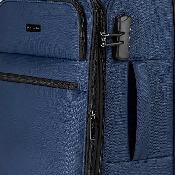 bugatti Valencia Soft 4 roulettes Trolley de cabine S 55 cm avec soufflet d'extension