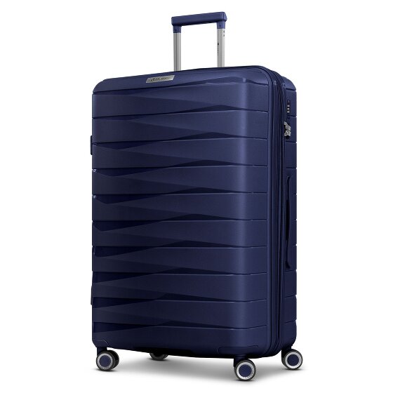 Franky London 4 roues Valise cabine L 74 cm avec soufflet d'extension