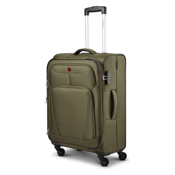 Wenger Beaumont 4 roulettes Trolley M 67 cm avec soufflet d'extension