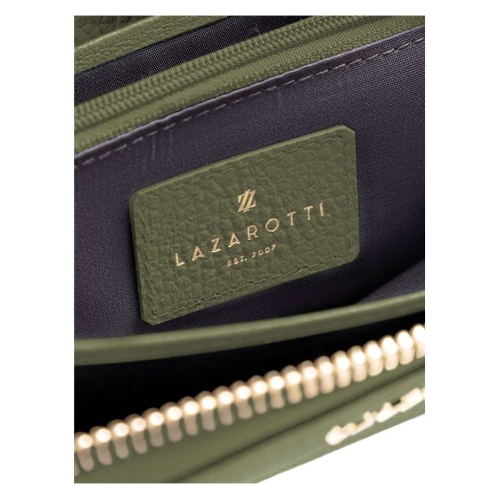 Lazarotti Bologna Leather XL Porte-monnaie zip-around en cuir 19 cm