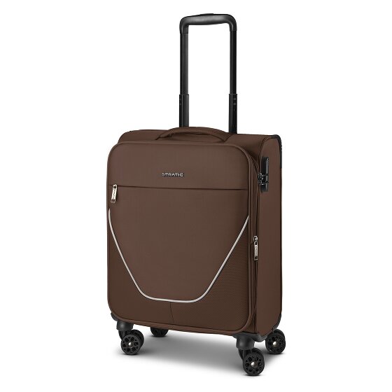 Stratic taska 4 roues Valise cabine S 55 cm avec soufflet d'extension