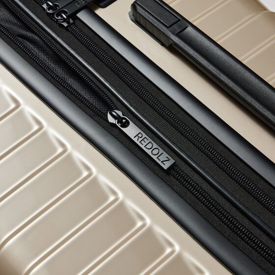 Redolz Essentials 18 4 roulettes Trolley de cabine 55 cm avec soufflet d'extension