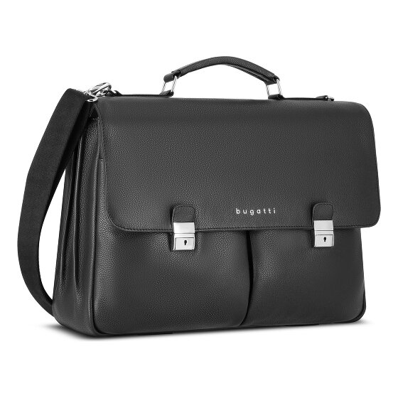 bugatti Valencia Attaché-case Cuir véritable 43 cm Compartiment ordinateur