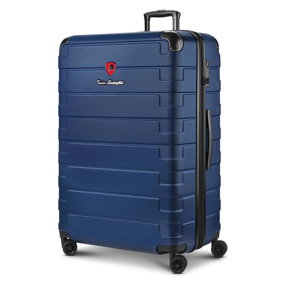 Tonino Lamborghini Milano Valise cabine 4 roulettes XL 83 cm taille spéciale avec soufflet d'extension