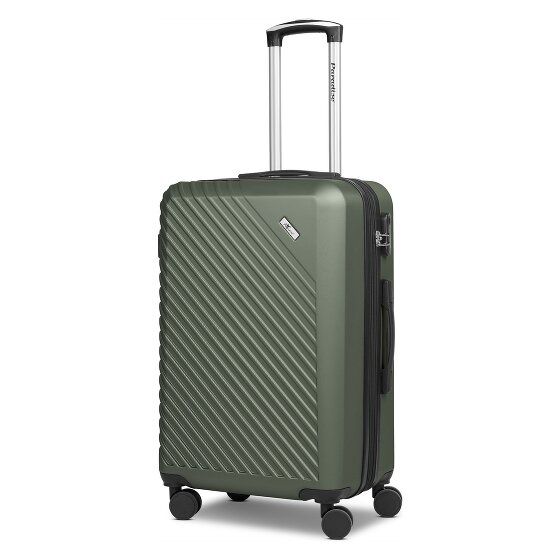 Check.In Paradise 2.0 4 roues Valise cabine M 68 cm avec soufflet d'extension