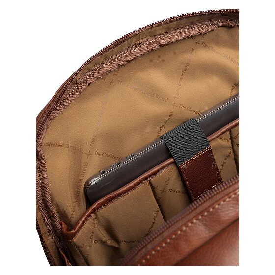 The Chesterfield Brand Serenzo Daypack Cuir véritable 40 cm Compartiment ordinateur