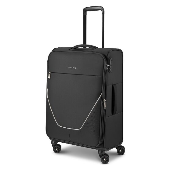 Stratic taska 4 roues Valise cabine M 65 cm avec soufflet d'extension