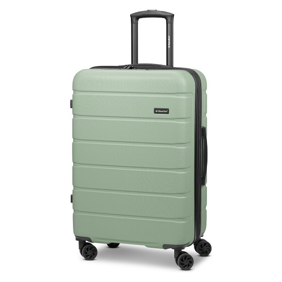 Saxoline Miami 4 roulettes Trolley M 65 cm avec soufflet d'extension