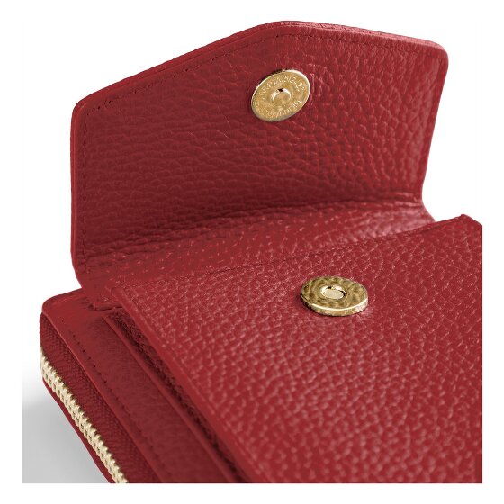 Lazarotti Bologna Leather Zip-Around Porte-monnaie Porte-téléphone en cuir 19 cm