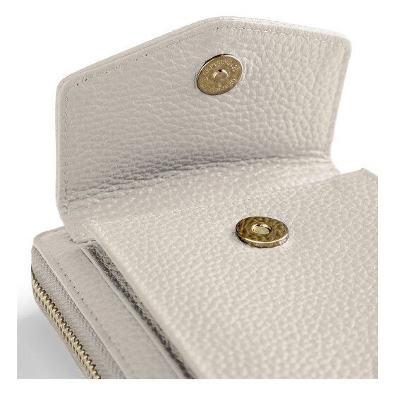 Lazarotti Bologna Leather Zip-Around Porte-monnaie Porte-téléphone en cuir 19 cm