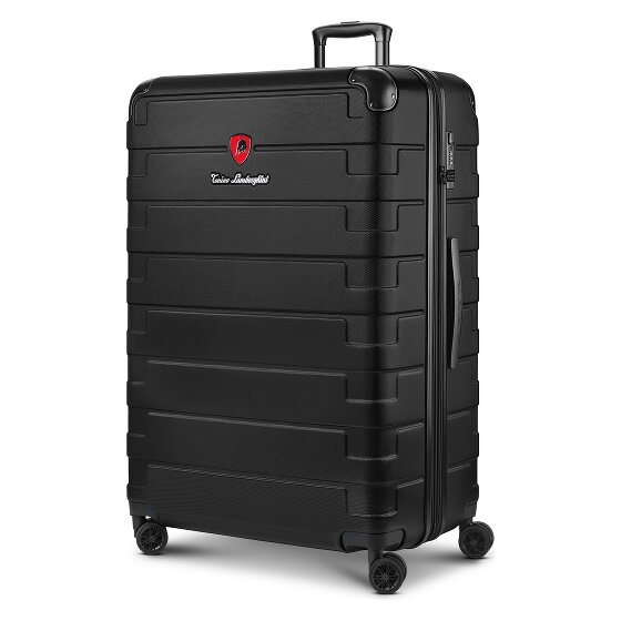 Tonino Lamborghini Milano Valise cabine 4 roulettes XL 83 cm taille spéciale avec soufflet d'extension
