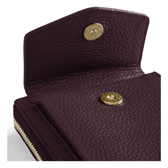 Lazarotti Bologna Leather Zip-Around Porte-monnaie Porte-téléphone en cuir 19 cm