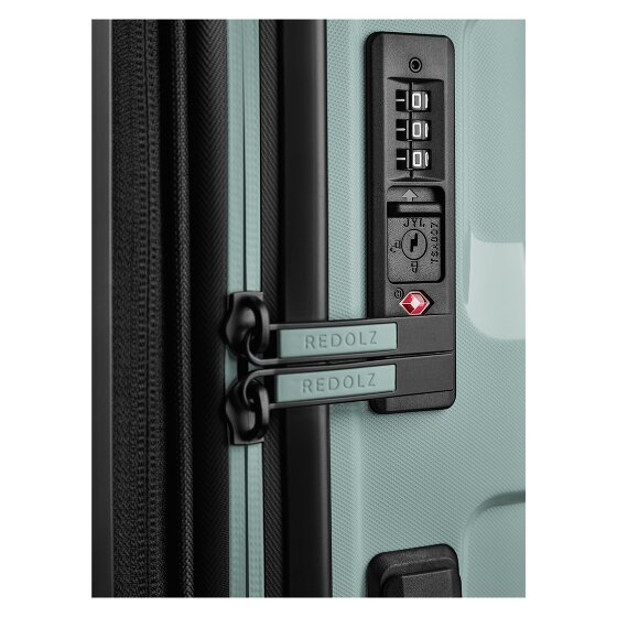 Redolz Pro PP 4 roues Set de valises 3 pièces '"avec soufflet d''extension"'