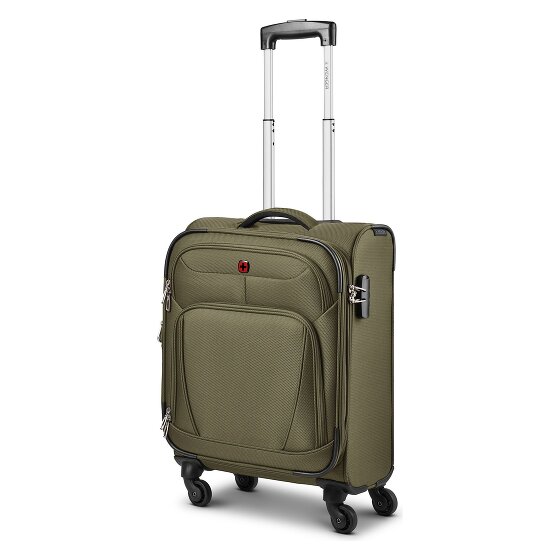 Wenger Beaumont 4 roulettes Trolley de cabine S 54 cm avec soufflet d'extension