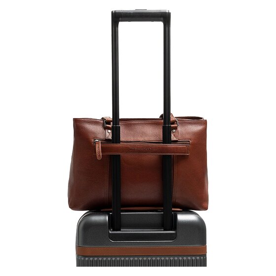 The Chesterfield Brand Alverino Sac à bandoulière Cuir véritable 38 cm Compartiment ordinateur